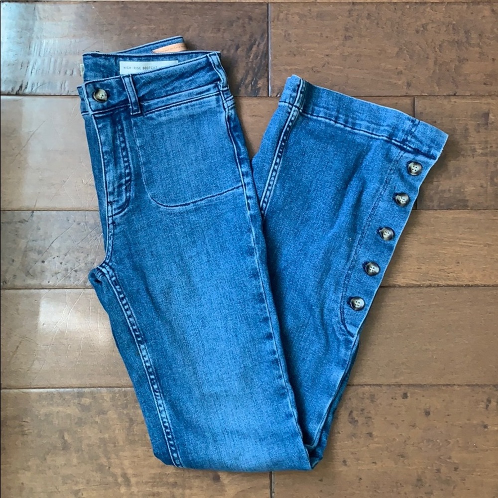 Pilcro by Anthro high-rise bootcut jeans